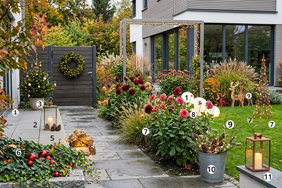 Weihnachtsdeko im Garten: 11 schöne Ideen – Titelbild