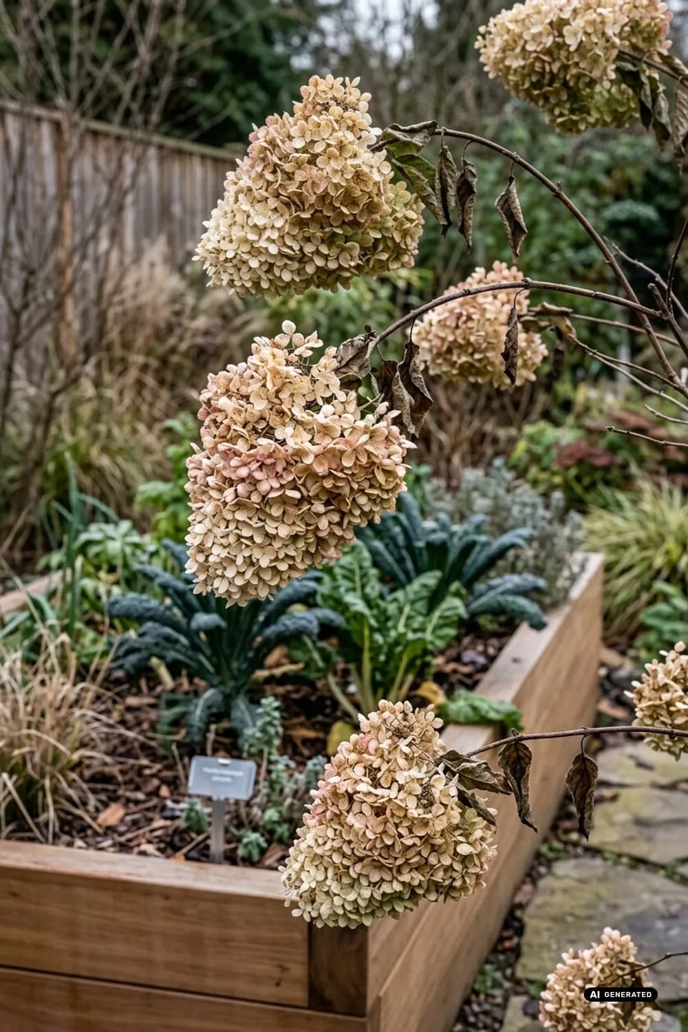 Getrocknete Hortensienblüten: Opulente Bälle für den Winter – 12 Ideen für Weihnachtsdeko mit Naturmaterialien im Garten