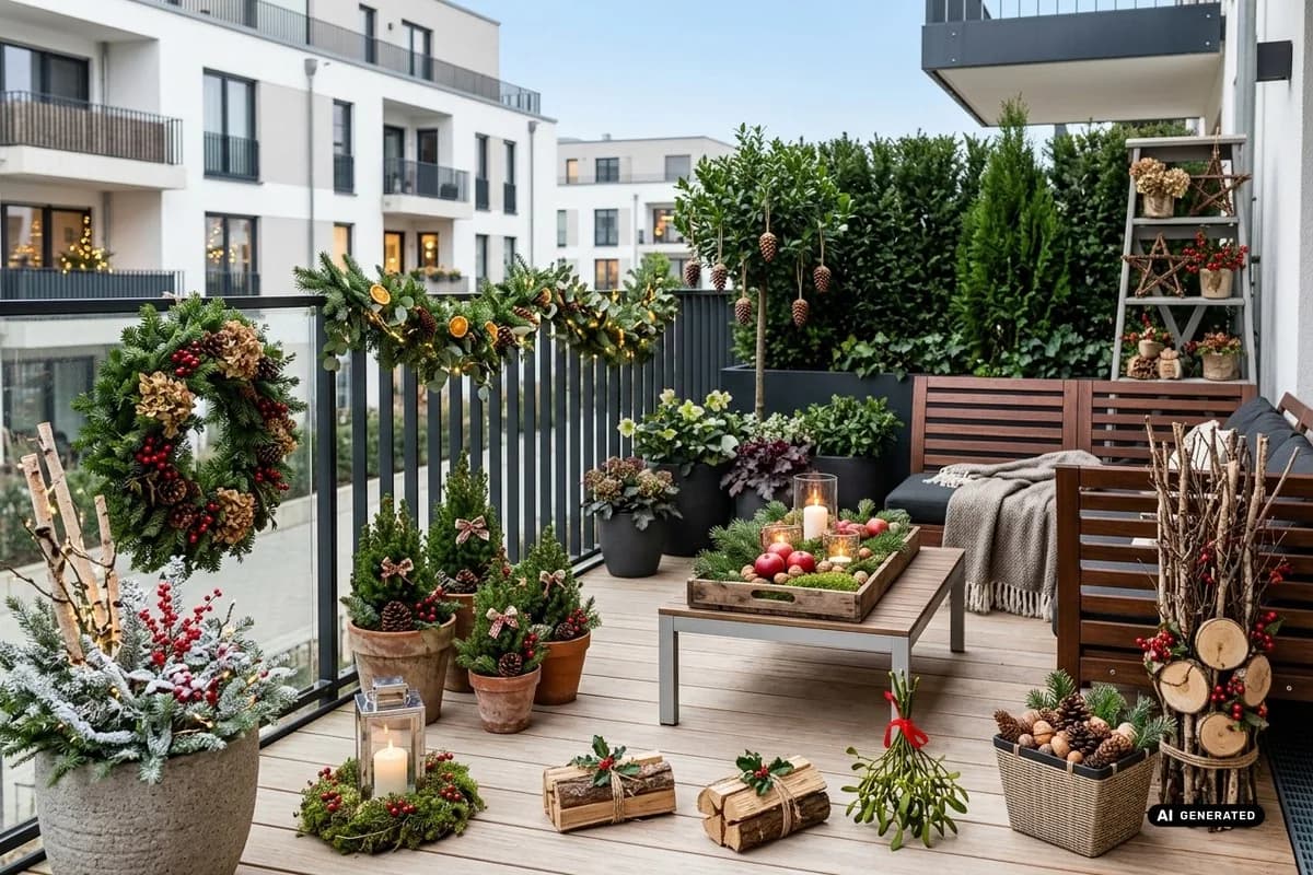 12 Ideen für Weihnachtsdeko mit Naturmaterialien im Garten – Titelbild