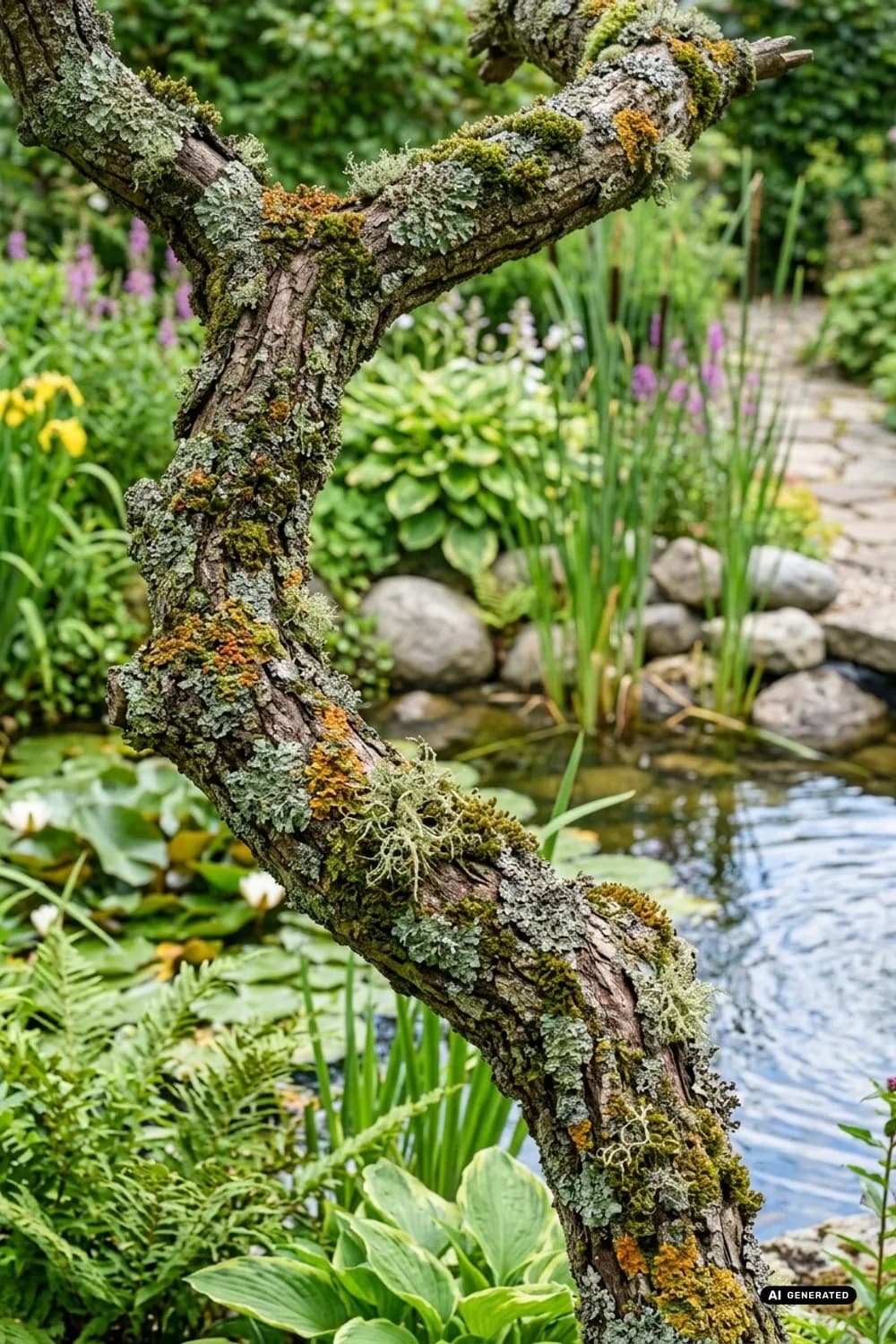 Zweige mit Flechten: Verwunschene Äste wie aus dem Märchenwald – 12 Ideen für Weihnachtsdeko mit Naturmaterialien im Garten