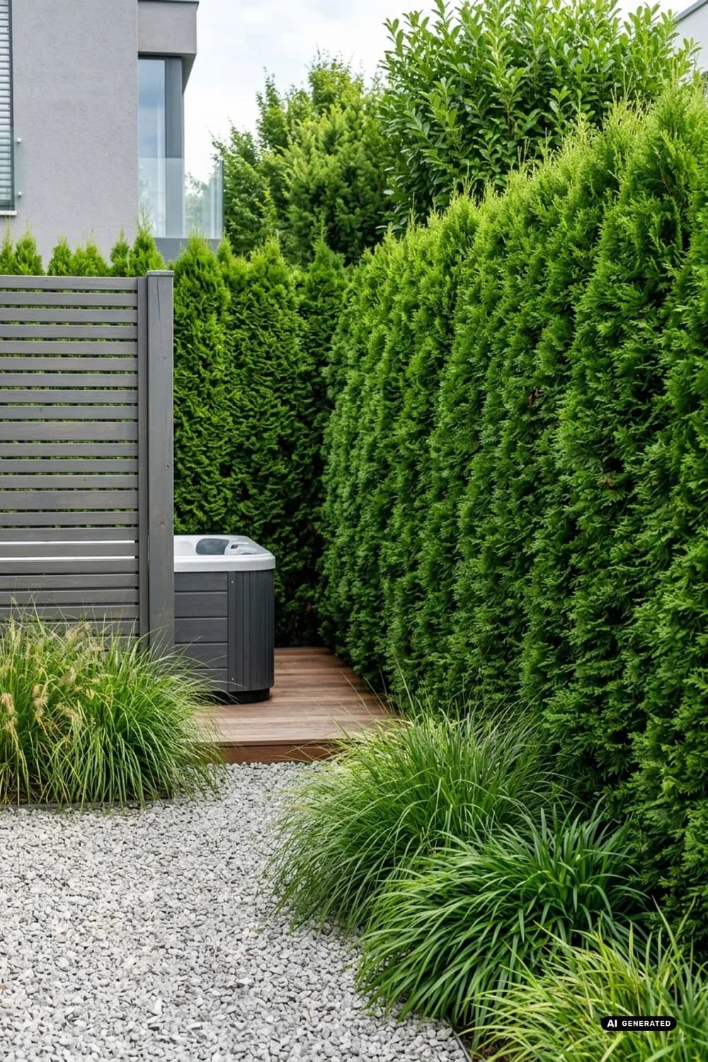 Sichtschutz mit System: Hecken und Paravents – Hot Tube im Garten: 10 schöne Ideen
