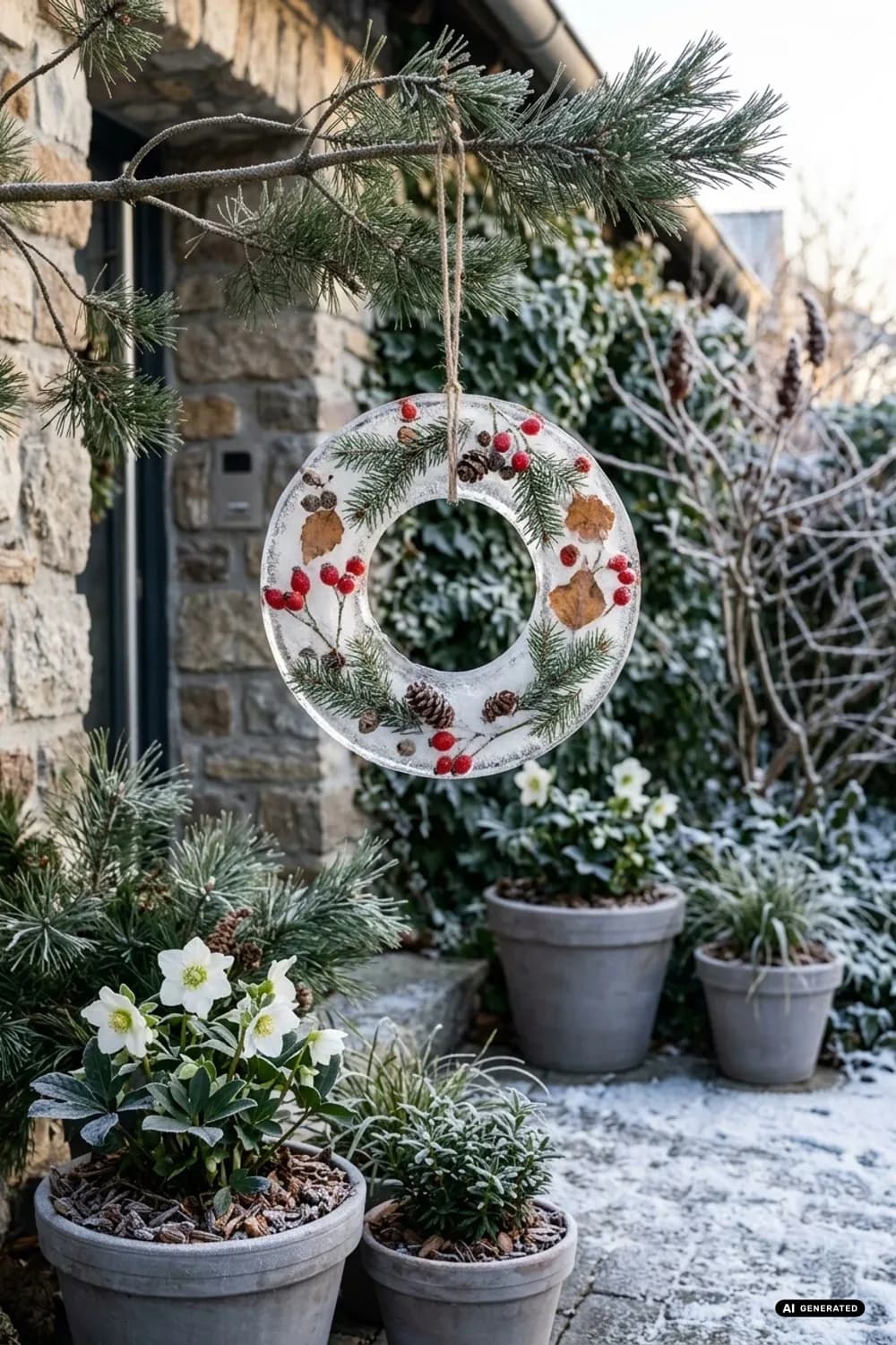 Eiskunstwerke: Vergängliche Schönheit selbst gemacht – Winterdeko im Garten: 11 schöne Ideen