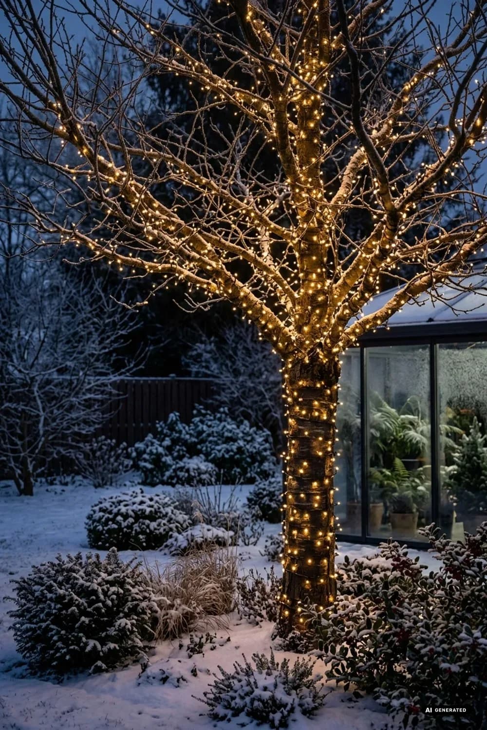 Lichterketten und Laternen: Magische Lichtpunkte in der Dunkelheit – Winterdeko im Garten: 11 schöne Ideen